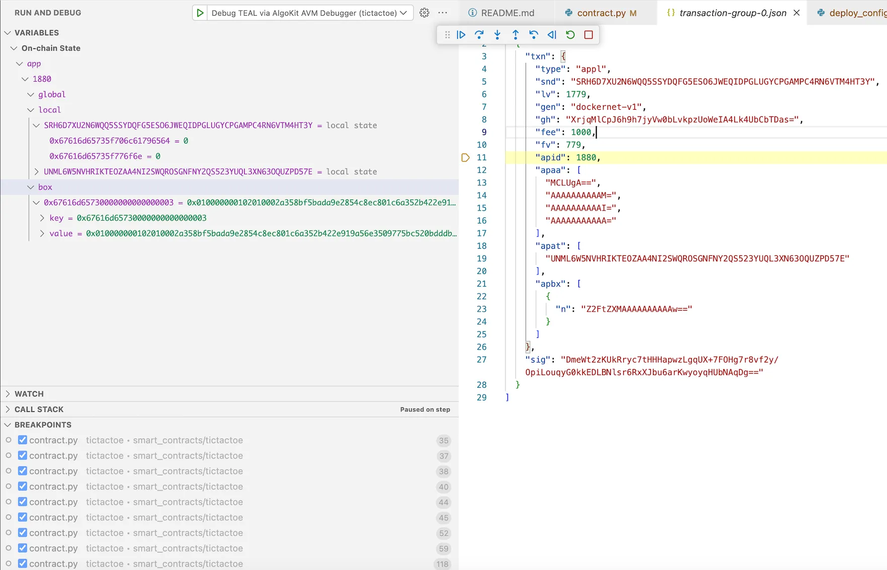 AVM Debugger Started